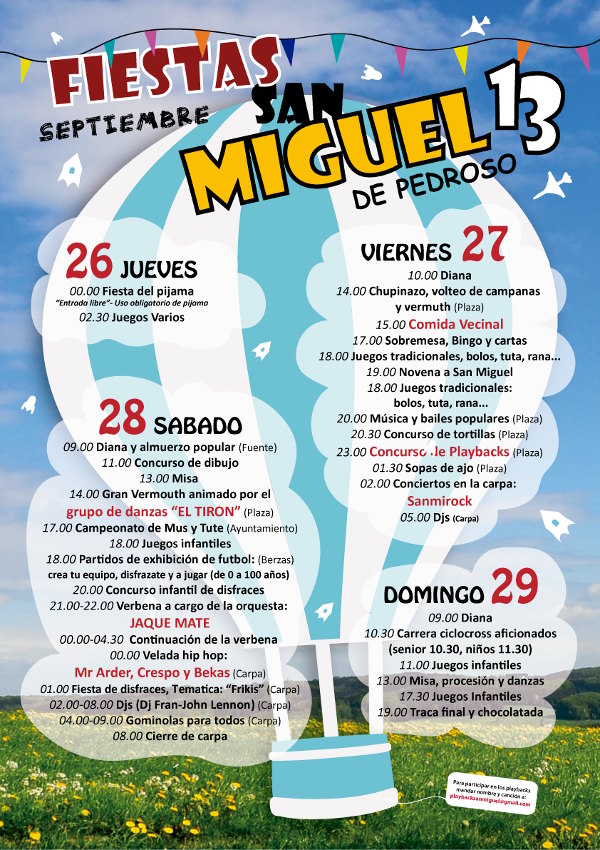 Cartel fiestas 2013