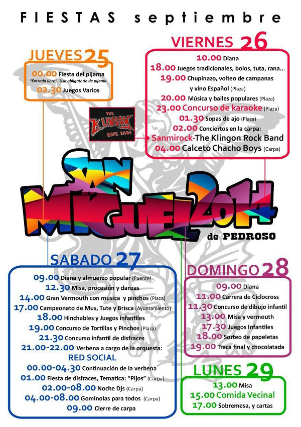 Cartel de fiestas 2014