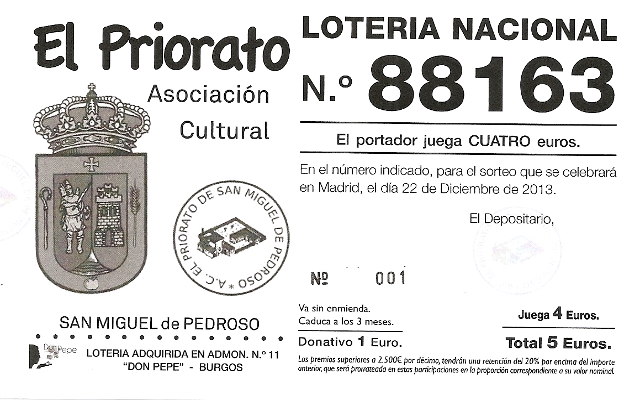 Lotería de navidad 2013