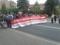 Manifestación en Belorado por los recortes en sanidad