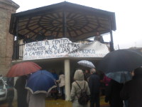 Manifestación en Pradoluengo por los recortes en sanidad