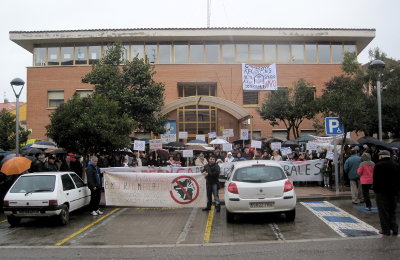 Manifestación por los recortes sanitarios en Belorado - 01