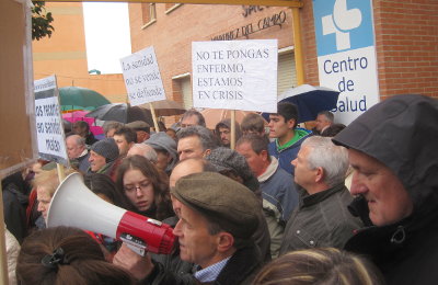 Manifestación por los recortes sanitarios en Belorado - 02