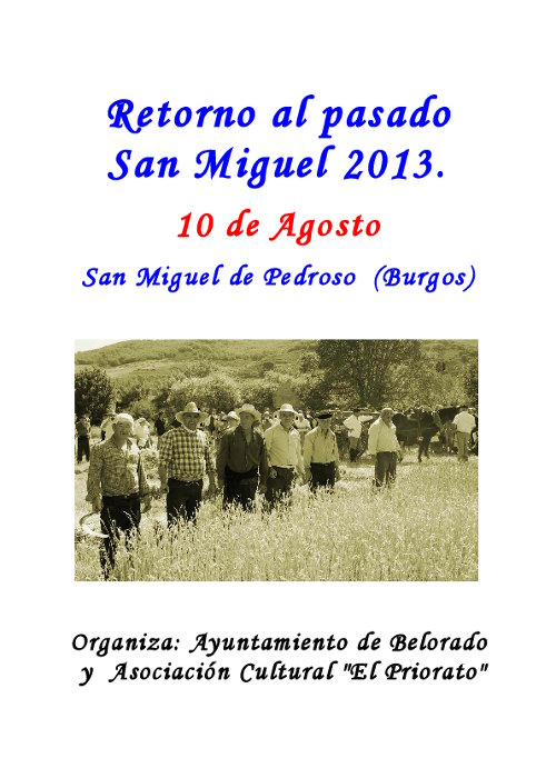 Proyecto de Retorno al pasado. San Miguel 2013